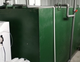常德汉寿文蔚卫生院一体化污水处理设备安装完成