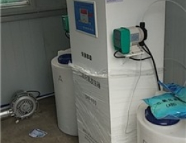 广东常德汉寿株木山卫生院一体化污水处理设备安装完成